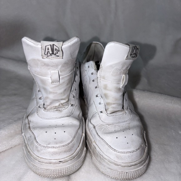 Nike Air Force 1 Pixel Triple White AF1 Low Shoes Women Size 8 CK6649-100 Retro - Picture 6 of 10